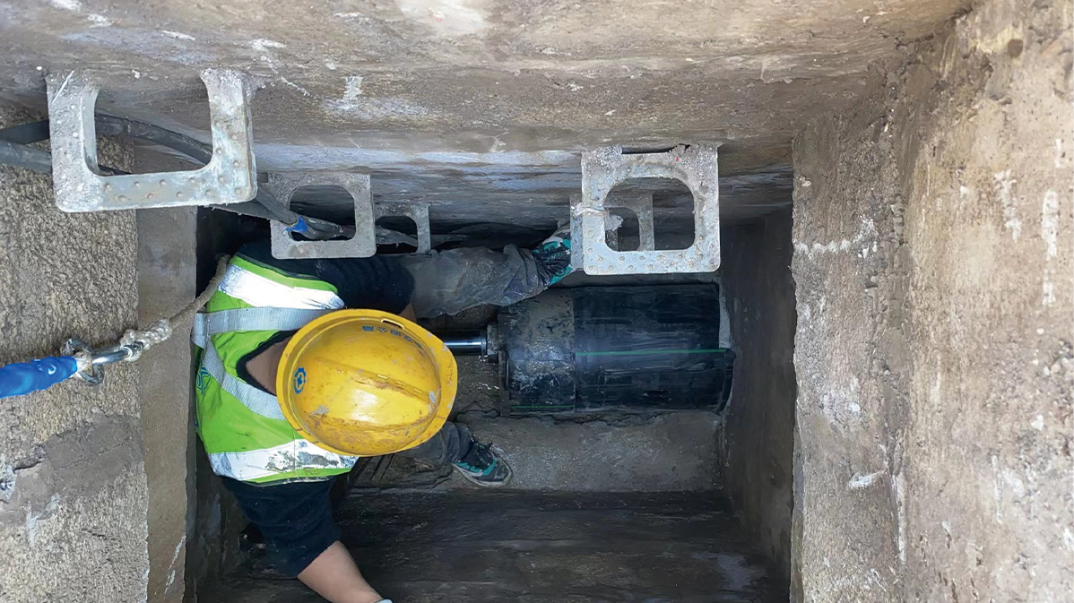 中宁HDPE短管内衬法